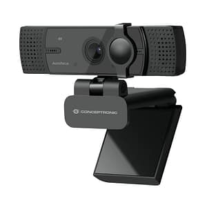 Webcam Conceptronic AMDIS08B 15,9 MP 3840 x 2160 pixel USB 2.0 Nero – nuovo