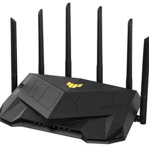 ASUS TUF Gaming AX6000 (TUF-AX6000) Router Wireless Gigabit Ethernet Dual Band (2,4 GHz / 5 GHz) Nero – nuovo