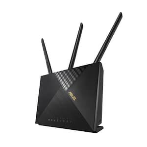 ASUS 4G-AX56 Router Wireless Gigabit Ethernet Dual Band (2,4 GHz / 5 GHz) Nero – nuovo