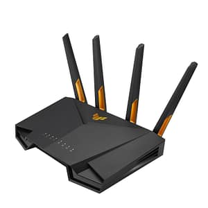 ASUS TUF Gaming AX3000 V2 Dual Band Gigabit Ethernet Wireless Router (2,4 GHz / 5 GHz) Nero, Arancione – nuovo