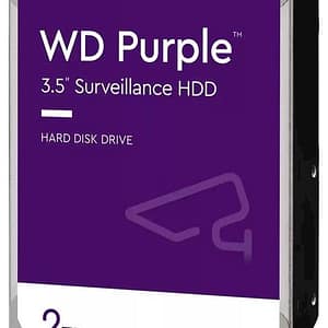 WD Purple, 3,5”, 2TB, SATA/600, 64MB di cache – nuovo