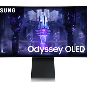 Samsung G85SB 86,4 cm (34 ) Monitor PC UltraWide Quad HD OLED a schermo piatto Argento – nuovo