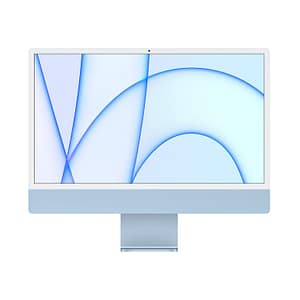 iMac M1 (2021) 24 , 3,2 Ghz 256 GB SSD 16 GB Apple GPU 7, Blu – QWERTY ES – Ricondizionato – Condizioni eccellenti