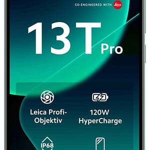 13T Pro (5G) 1Tb, verde, sbloccato – nuovo