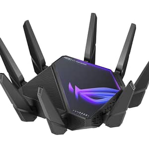 ASUS ROG Rapture GT-AXE16000 Router Wireless Tri-Band 10 Gigabit Ethernet (2,4 GHz / 5 GHz / 6 GHz) Nero – nuovo
