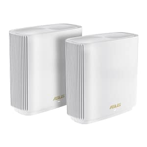 ASUS ZenWiFi AX (XT9) AX7800 2er Set Weiß Tri-band (2,4 GHz / 5 GHz / 5 GHz) Wi-Fi 6 (802.11ax) Bianco 4 Interno – nuovo