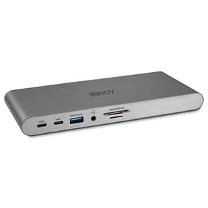 Lindy 43349 Docking Station Wired USB 3.2 Gen 1 (3.1 Gen 1) Type-C Argento – nuovo