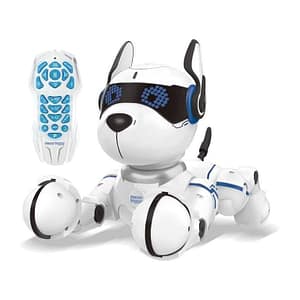Power Puppy – Il mio cane robot programmabile e sensibile al tocco con telecomando – LEXIBOOK – nuovo