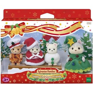Set di figurine Sylvanian Families in scatola di Natale – nuovo