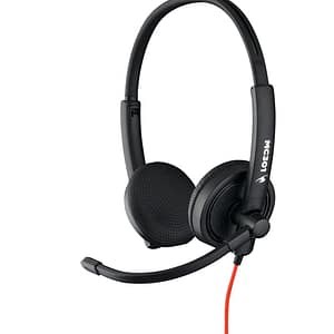 Bluestork MC301 Cuffia cablata ad archetto per ufficio/centro chiamate Nero – nuovo