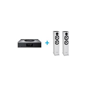 Amplificatore hi-fi Technics SA C600EG S Silver + una coppia di diffusori da pavimento Cabasse Jersey MT32 2 Special Edition White m – nuovo