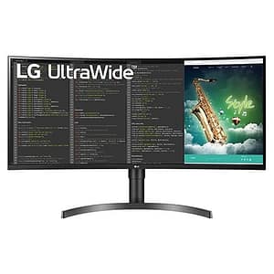 LG 35WN75CP-B.AEU Display LED 88,9 cm (35 ) 3440 x 1440 pixel 4K Ultra HD Nero – nuovo
