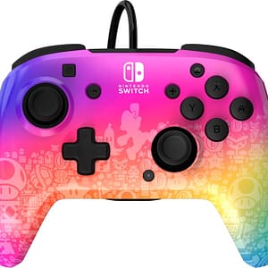 PDP REMATCH Controller cablato: Star Spectrum per Nintendo Switch, Nintendo Switch – Modello OLED – nuovo