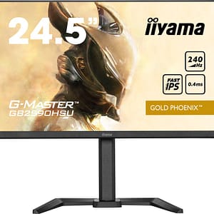 G-Master Gold Phoenix (24,5 ) – Display per PC da gioco IIYAMA FHD 240Hz con FreeSync Premium – nuovo