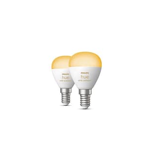 Confezione da 2 lampadine Philips Hue White Ambiance P45 E14 5,1 W collegate Bianco – nuovo