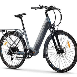 Bicicletta Elettrica  di Passeggio, E-28 PRO Moma Bikes, Alluminio, SHIMANO ALTUS 7V, Freni a Disco idraulico Bat. integrato Ion Litio 48V 13Ah – nuovo