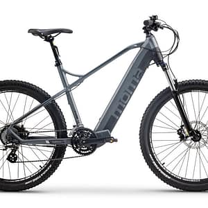 Bicicletta MTB Elettrica , E-27.5  Moma Bikes, Alluminio, SHIMANO ALTUS 24V, Sospensioni Avanti, Freni a Disco idraulico Bat. integrato Ion Litio 48V 13Ah – nuovo