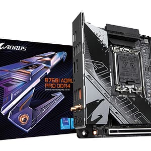 Scheda madre GIGABYTE B760I AORUS PRO DDR4 Intel B760 Express LGA 1700 mini ITX – nuovo