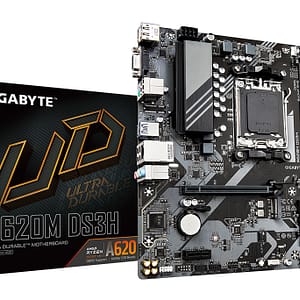 GIGABYTE A620M DS3H Scheda Madre AMD A620 Slot AM5 micro ATX – nuovo