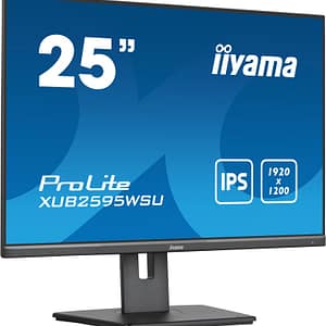 iiyama ProLite XUB2595WSU-B5 63,5 cm (25 ) 1920 x 1200 pixel WUXGA LED monitor PC a schermo piatto Nero – nuovo