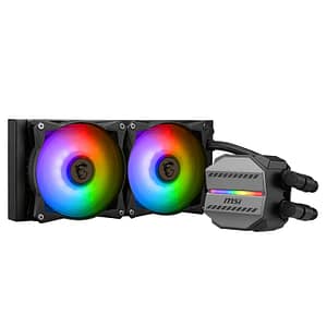 MSI MAG CORELIQUID M240 Sistema di raffreddamento per computer Processore Raffreddatore liquido all-in-one 24 cm Nero – nuovo