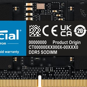Modulo di memoria Crucial CT16G48C40S5 da 16 GB 1 x 16 GB DDR5 4800 MHz – nuovo