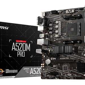 MSI A520M PRO scheda madre AMD A520 AM4 slot micro ATX – nuovo
