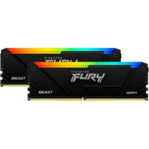 Tecnologia Kingston FURY 32GB 3200MT/s DDR4 CL16 DIMM (Kit di 2) 1Gx8 Beast RGB – nuovo