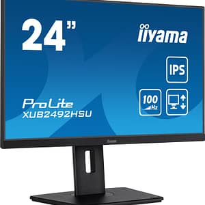 iiyama XUB2492HSU-B6 PC a schermo piatto 60,5 cm (23,8 ) 1920 x 1080 pixel Full HD LED Nero – nuovo