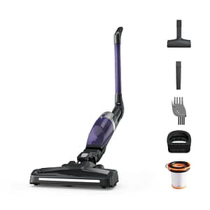 Rowenta X-Trem Compact RH1238 Aspirapolvere a batteria a secco senza sacco da 0,4L Viola – nuovo