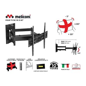 Meliconi 600 SDRP PLUS 2,08 m (82 ) Nero – nuovo