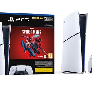 PS5 Slim e Marvel’s Spider-man 2 Pack – Console di gioco PlayStation 5 Slim da 1 TB (digitale) – nuovo