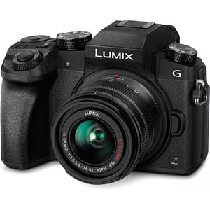 Panasonic Lumix DMC-G7 + G VARIO 14-42mm MILC 16 MP Live MOS 4592 x 3448 pixel Nero – nuovo