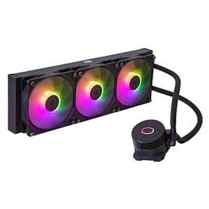 Kit di raffreddamento a liquido per processori Cooler Master MasterLiquid 360L Core ARGB 12 cm Nero – nuovo