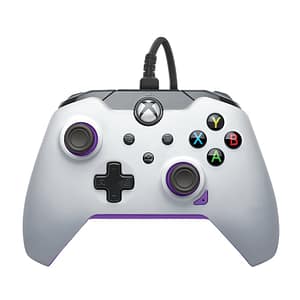 PDP 049-012-WPR accessorio per videogiochi Viola, Bianco Joystick analogico/digitale USB PC, Xbox, Xbox One X, Xbox Series S, Xbox Series X – nuovo
