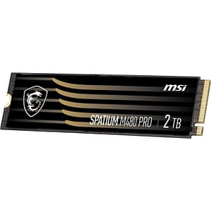 MSI SPATIUM M480 PRO PCIE 4.0 NVME M.2 SSD 2Tb PCI Express 4.0 3D NAND – nuovo
