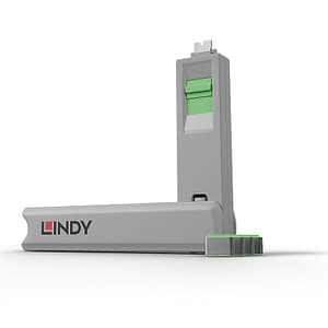 Lindy 40426 blocco porte Blocco porte + dongle USB Type-C Verde 5 pz. – nuovo