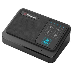 AVERMEDIA Smart Speakerphone Altoparlante intelligente per riunioni con riduzione del rumore AI, soppressione dell’eco, audio a 360°, compatibile con la piattaforma video AS311 – nuovo