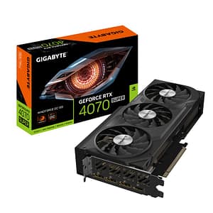 Gigabyte GeForce RTX 4070 SUPER WINDFORCE OC 12G NVIDIA 12 Go GDDR6X – nuovo