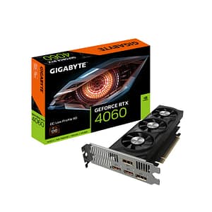 Gigabyte GeForce RTX 4060 OC a basso profilo 8G NVIDIA GeForce RTX 4060 8 Go GDDR6 – nuovo