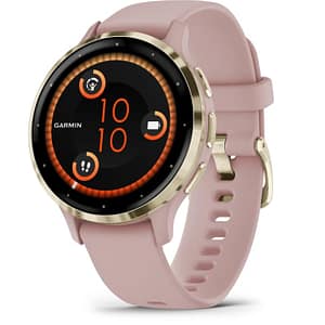 Garmin Venu 3S 3,05 cm (1.2 ) AMOLED digitale 390 x 390 pixel Touchscreen Oro, rosa Wifi GPS (satellite) – nuovo