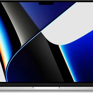 MacBook Pro M1 Pro (2021) 14,2′, 3,2 GHz 512 GB 16 GB GPU Apple 14, Argento – QWERTY – Ricondizionato – Buono stato