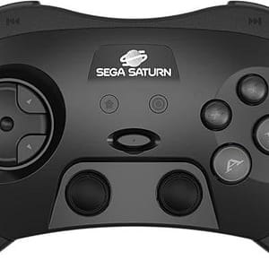 RetroBit Sega Saturn 2.4Ghz Pro Nero – nuovo