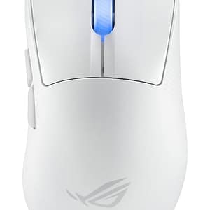 ASUS ROG Keris II Ace Wireless AimPoint Bianco RF Mouse senza fili per destrorsi + Bluetooth + USB Type-A Ottico 42000 DPI – nuovo
