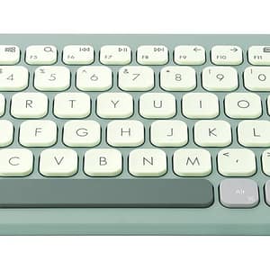Tastiera ASUS Marshmallow KW100 Bluetooth Verde, Grigio, Bianco – nuovo