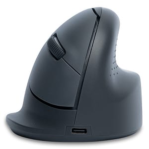 R-Go Tools HE Mouse R-Go HE Basic verticale, ergonomico, per destrorsi, medio (lunghezza della mano 165-185 mm), Bluetooth, grigio – nuovo
