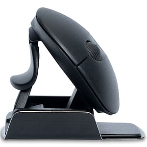 R-Go Tools Mouse ergonomico R-Go HE Twister con software di pausa, ambidestro per utenti destri e mancini, medio (lunghezza della mano 165-185 mm), con cavo e Bluetooth, nero – nuovo