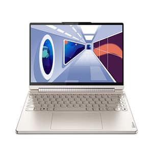 Lenovo Yoga 9 Intel® Core? i7-1360P ibrido (2-in-1) 35,6 cm (14 ) touchscreen 2,8K 16 GB LPDDR5-SDRAM 1 TB SSD Wi-Fi 6E (802.11ax) Windows 11 Home Oatmeal – nuovo