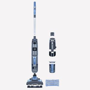 H.Koenig ARYA600 Pulitore a vapore Scopa a vapore 1 L 1800 W Nero, Blu – nuovo