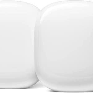 Google Nest Wifi Pro Tri-band (2,4 GHz / 5 GHz / 6 GHz) Wi-Fi 6E (802.11ax) Bianco 2 2×2 – nuovo